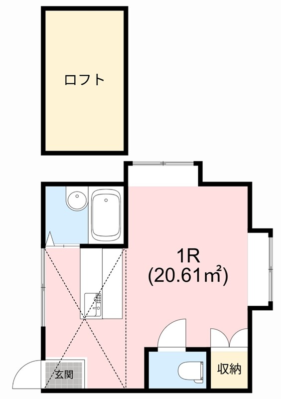 サンロフティ秋葉 間取り