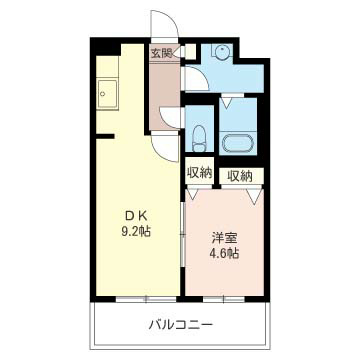 ボーフルーヴナガセ 間取り