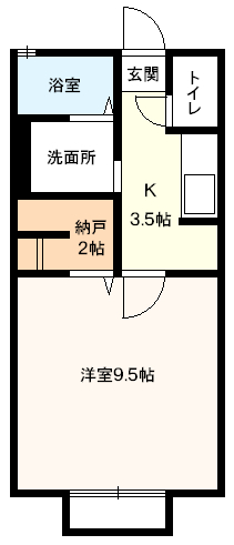 パル平塚Ⅱ 間取り