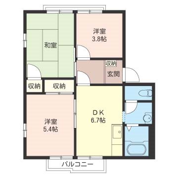 グリーンハイツ 間取り