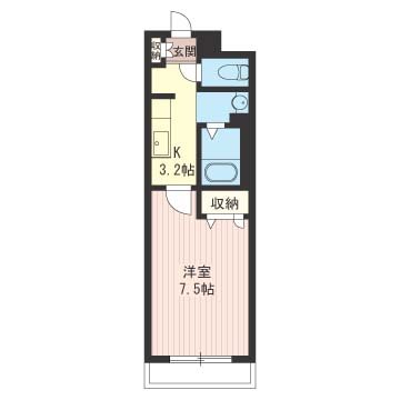 ノールヴィラージュ平塚 間取り