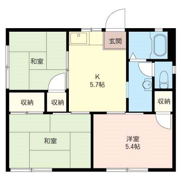 尾嶋邸戸建てＥ 間取り