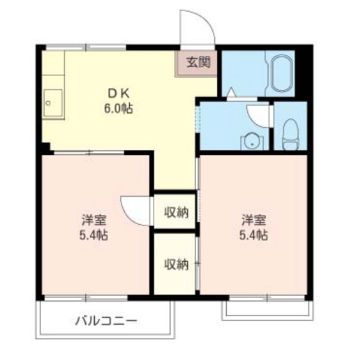 みどりハイツＢ 間取り