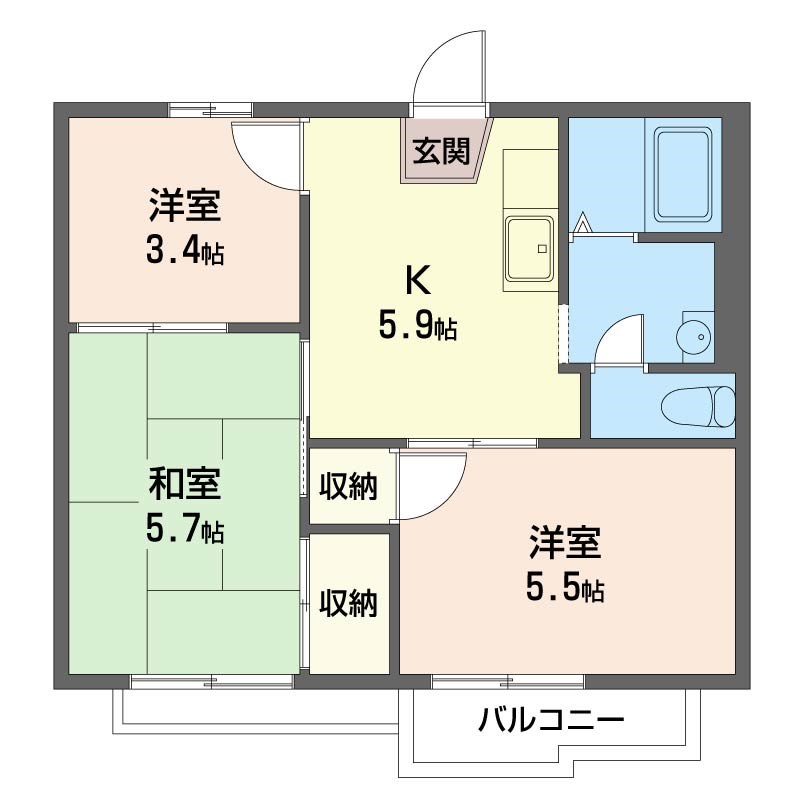 プランドール湘南 間取り