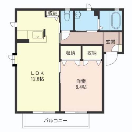 グレースコートⅡ 間取り