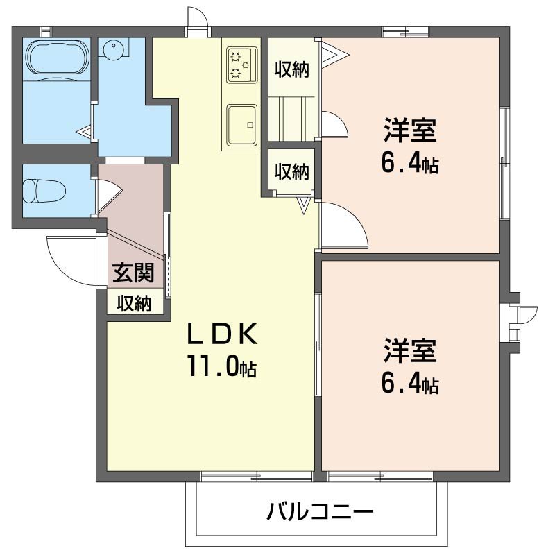 ロイヤルパレスⅠ号館 間取り