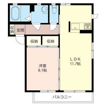 エスポワールⅠ 間取り