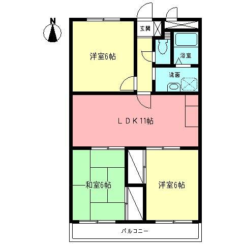 ソレイユ楠 間取り