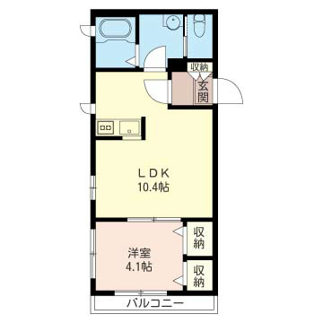 ＥＡＳＴ　ＯＮＥ 間取り