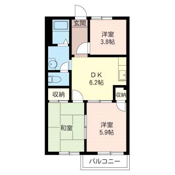 サンモールハイツ 間取り