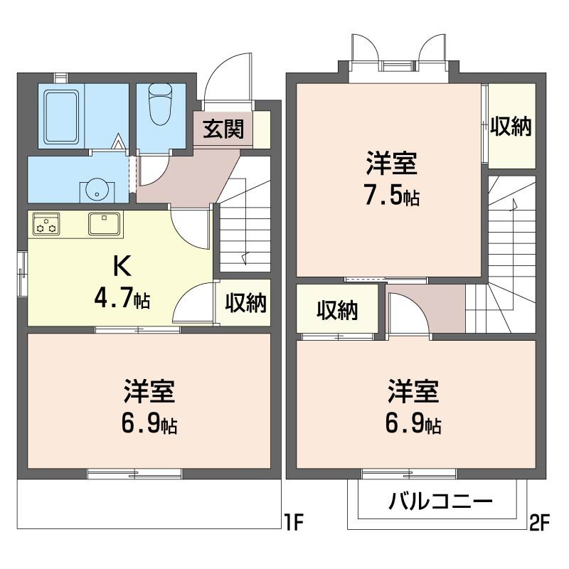 ＡＮＮＥＸおおすみ 間取り