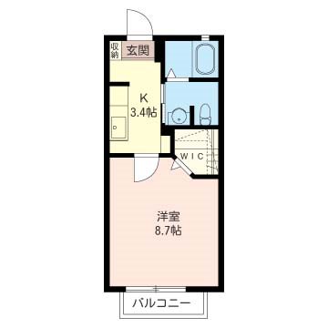 ヴィラ・デ・ソルＡ 間取り