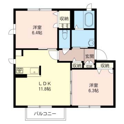 アメニティN 間取り