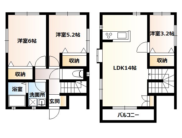 安藤借家 間取り