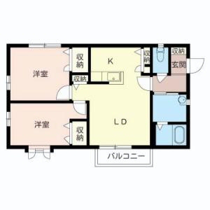 ヴァンヴェールB 間取り