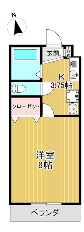 グローリアⅠ 間取り