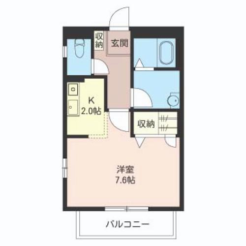 エントピア　 201号室 間取り