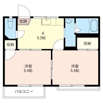 コーポアゼリアA 間取り
