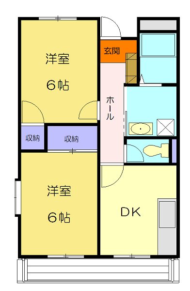 ファミール菜穂 301号室 間取り