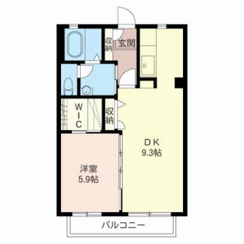 Soleil 103号室 間取り