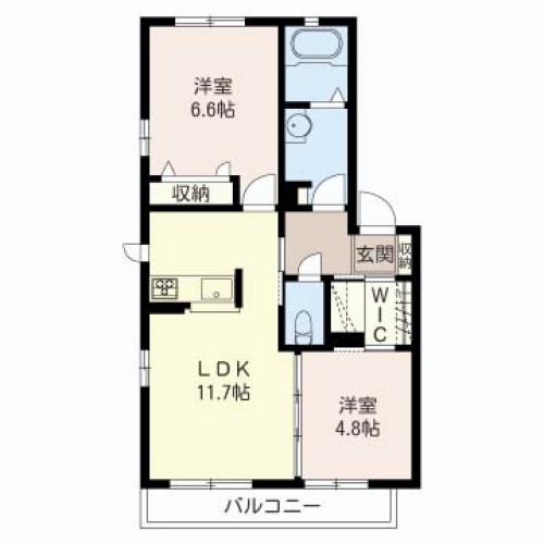 Dear・Court 102号室 間取り