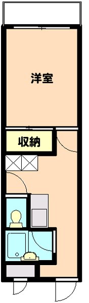 文蔵ハイツ 305号室 間取り