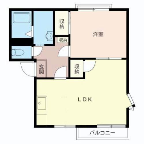 ジュネス鈴木Ｂ棟 101号室 間取り