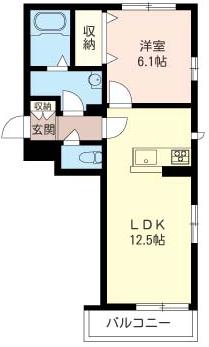 ロータスガーデン 201号室 間取り