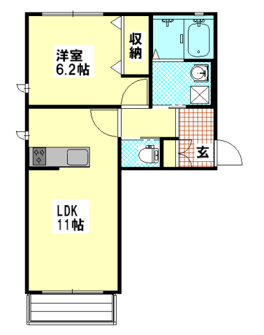 フォンターナ南浦和弐番館 間取り