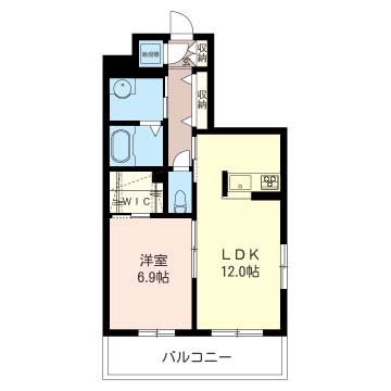 アレ　ア　ドゥマン 101号室 間取り