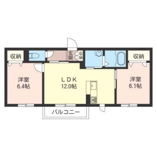 グランツリーベⅠ 間取り