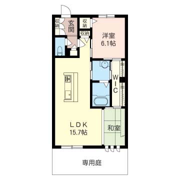 リリズム 103号室 間取り