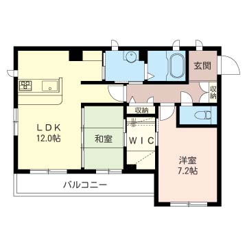 カノン南浦和 105号室 間取り
