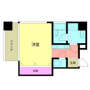Ｓｕｎｂｅｓｔ　Ｖｉｌｌａｇｅ 502号室 間取り