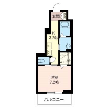 ラ・ヴィエルジュ 303号室 間取り