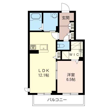 カノン南浦和 303号室 間取り