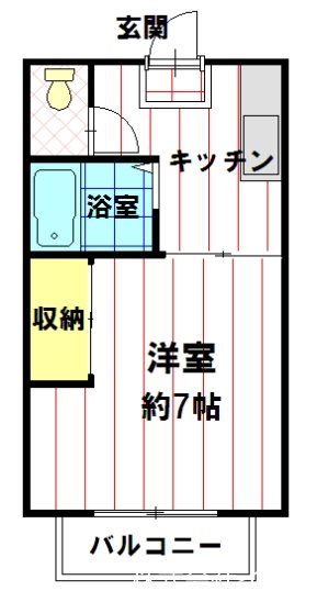ハイツ風間 間取り