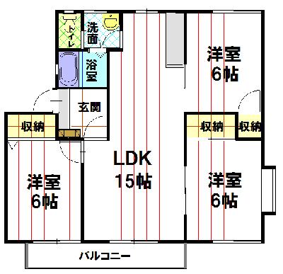 エステート吉田 間取り