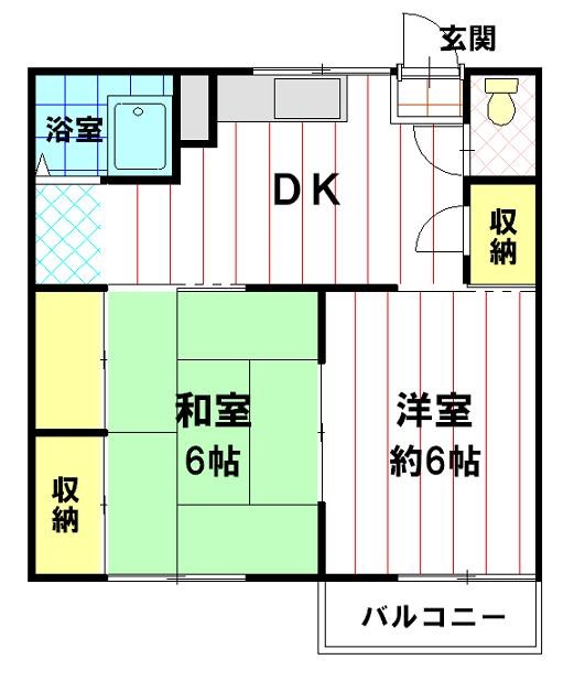 フォーブル伊勢宮 間取り