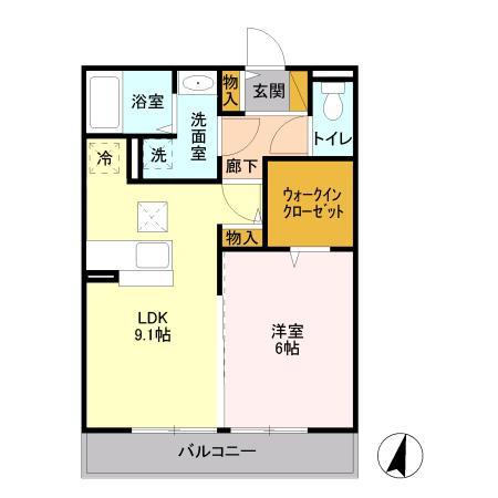 茨城県稲敷郡阿見町住吉２丁目 間取り