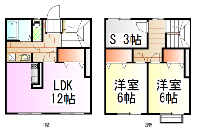 茨城県牛久市栄町６丁目 間取り
