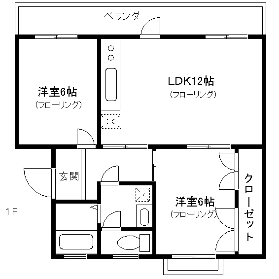 高洲3-4-15-104 間取り