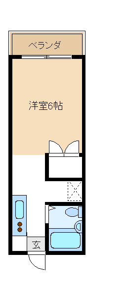 ファミーユ島村（マンスリーマンション） 間取り