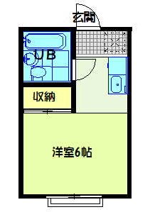 シティリバーハイツ 203号室 間取り