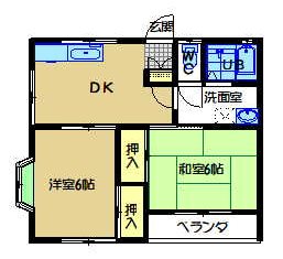 グリーンハイツ相原 間取り