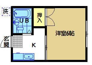 シティハイム田中 間取り図