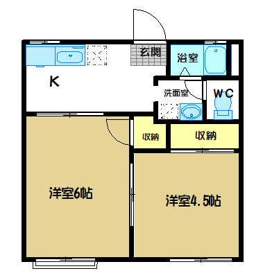 グナーデンハイムB棟 間取り