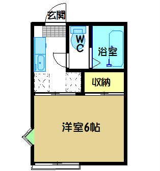 グナーデンハイムB棟 203号室 間取り