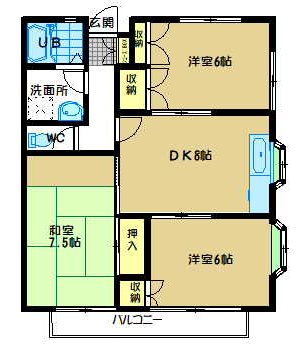 プルミエールシャンブルⅠ 201号室 間取り