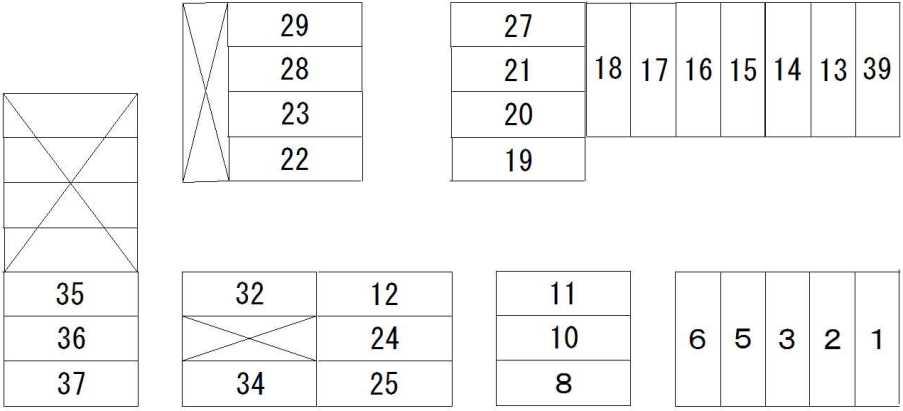 清水寺駐車場 1～3、5、30～33、35、36号室 間取り